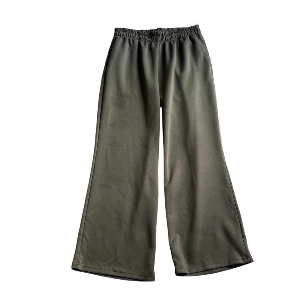 Scarlett Khaki Elastic Waist Trousers